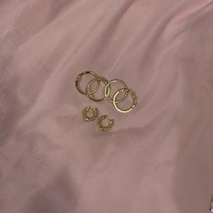 Gold jewelry set